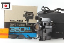 Lens MINT Exc 5 Box Elmo Super 8 Sound 350SL Macro Movie Film Camera FromJAPAN