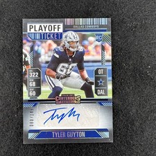 2024 Contenders Tyler Guyton #169 Rookie RC Playoff Ticket Auto Variation /149