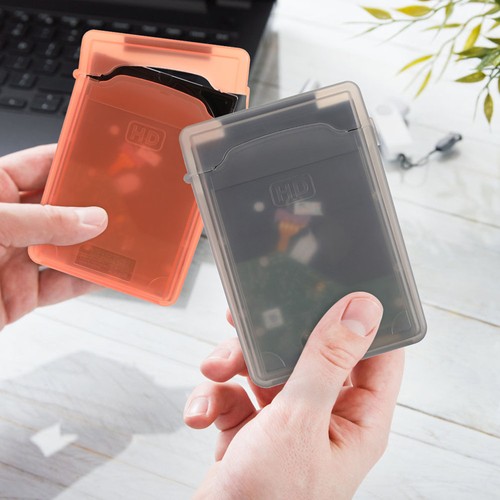 5Pcs Hard Disk Protection Box Plastic Storage Holder Case 2.5 - 第 2/12 張圖片