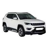 FrontbüGel FrontschutzbüGel FüR Jeep Compass 2016-2021 ø76Mm Stahl Schwarz