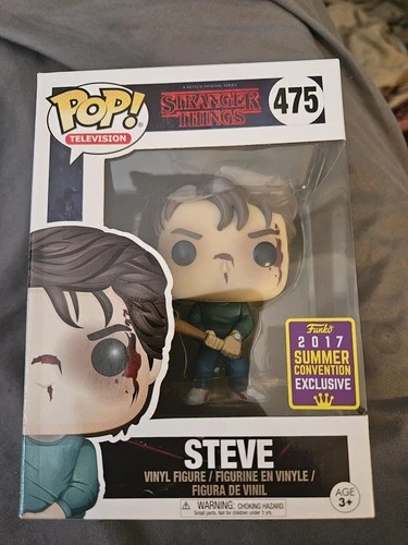 Funko Pop! Vinyl Stranger Things Steve #475 Summer Convention Exclusive