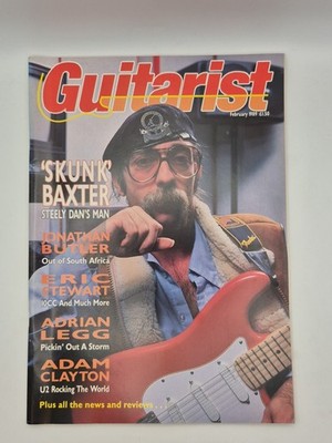 Guitarist Magazine Issue Vol. 6 No. 8 February 1989 Skunk Baxter Adrian Legg