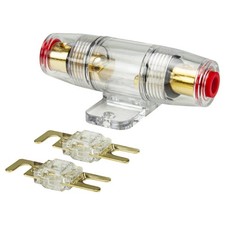 Mini-ANL Sicherungshalter transparent f&uuml;r Kabel bis 25qmm + 2 x 80A Sicherung