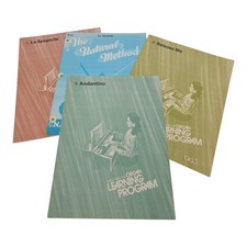 Baldwin Organ Learning Program and The Natural Method Music Sheets Bundle of 4