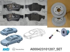 Bremsen-Satz-hinten. E-Klasse W212, CLS W218. Original Mercedes-Benz Bremsen-Satz-hinten. E-Klasse W212, CLS W218. Original Mercedes-Benz