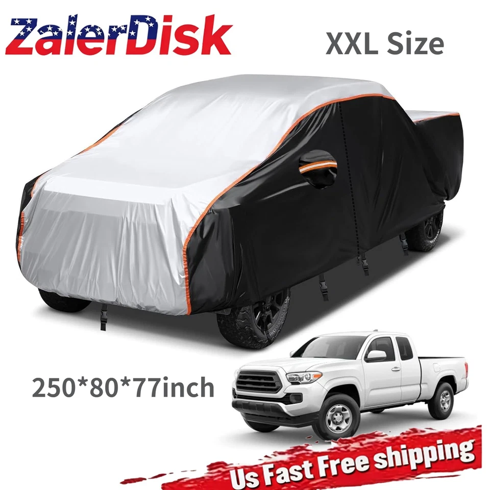 For Toyota Pickup Truck Car Cover Outdoor Waterproof UV Dust Protector 250in XXL Foto 2 de 4