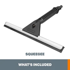 WORX WA4050 12" Hydroshot Window Squeegee with Water Sprayer