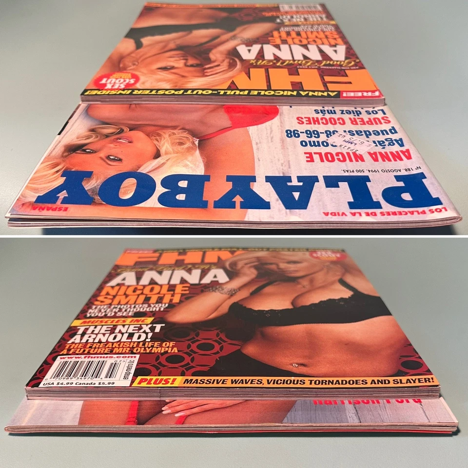 [RARE] ANNA NICOLE SMITH Playboy Espana Spain Spanish + U.S FHM - NICE 2004 2014 Foto 2 de 4