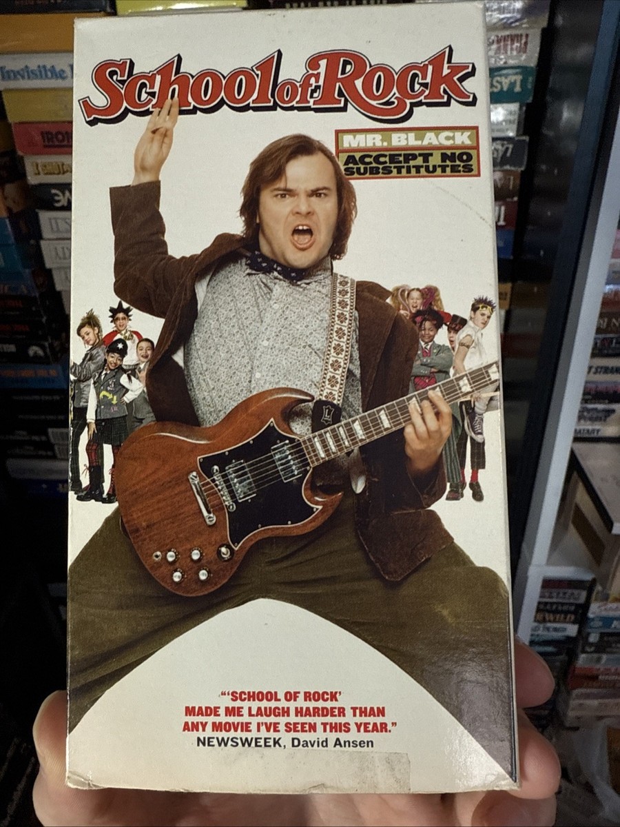 School Of Rock 2003 VHS Rare Original Late Release NON RENTAL LIKE