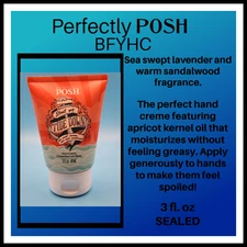 NEW-Perfectly Posh DON'T GET TIED DOWN- Lavender & Sandalwood HAND CREME- Sealed