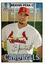 2016 Topps Heritage #17 Brayan Pena Near Mint