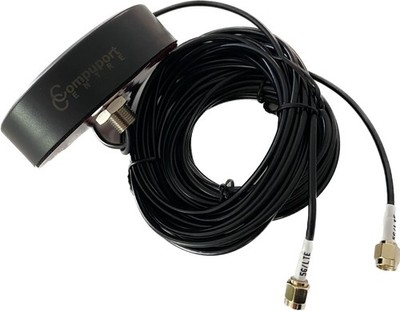 CompuPort 5G LTE MIMO Omni-Directional Puck Antenna with Dual-Diversity SMA M...