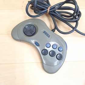 Sega Saturn Console Japan With Hori Fighting Stick Virtua Gun & 5 games Tested