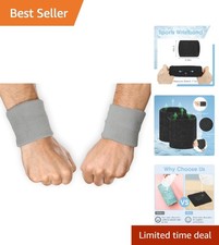Unisex Terry Wristbands for Sports - Moisture-Wicking  Comfortable Action Gear