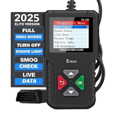 2025 Ver.  OBD2 Scanner YA-101 Auto Code Reader for Check Engine EDIAG ya101