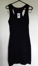 GUESS Womens Jet Black Miriam Sweater Dress M NEW