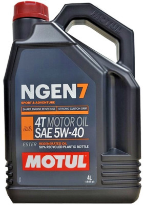 MOTUL NGEN 7 5W-40 4T Motoröl 4 Liter 4 Takt Motorrad Öl API SN JASO MA2