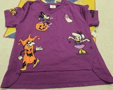 Disney Parks Halloween 2022 Mickey and Friends T-Shirt Youth M 7/8