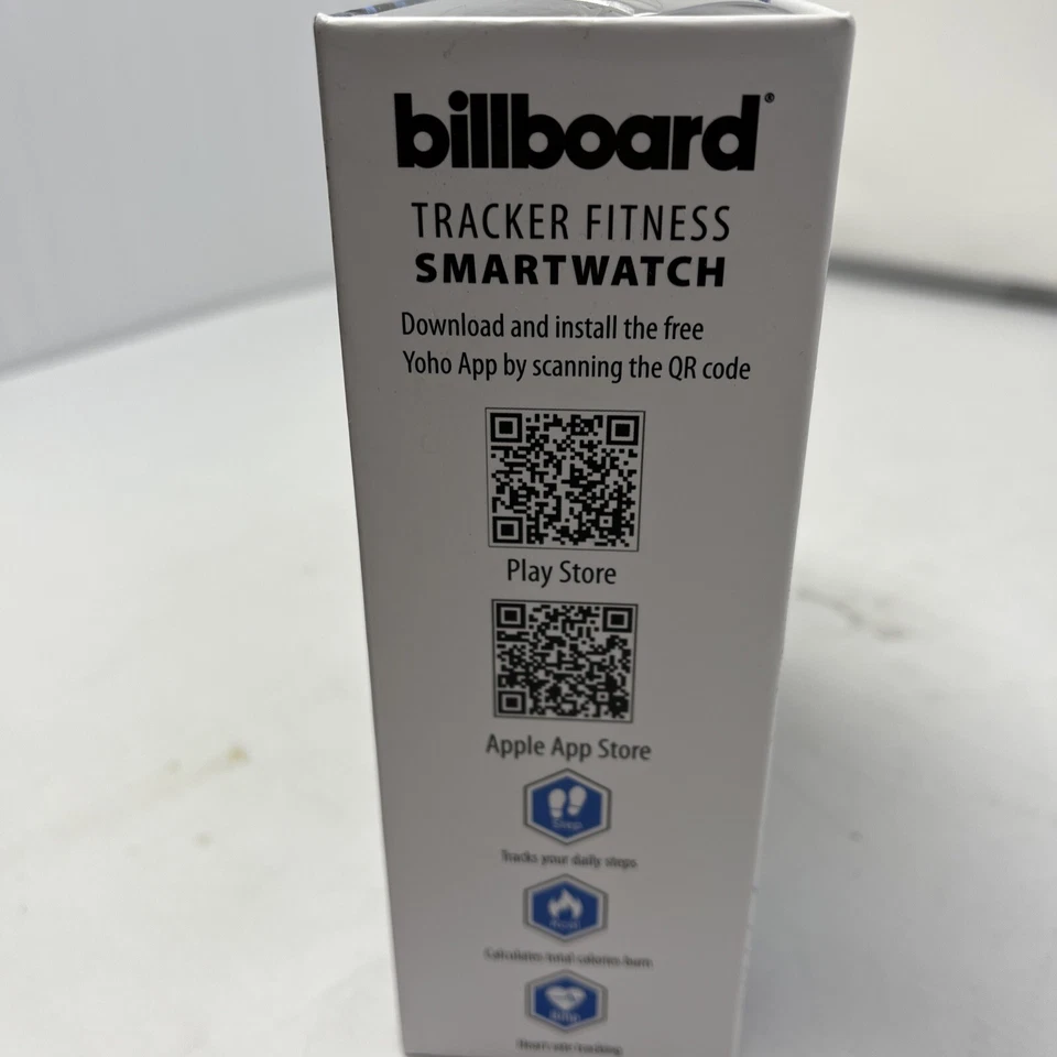 Juego de 2 - BILLBOARD Rastreador Fitness Reloj Inteligente Bluetooth - Negro Modelo BB2657 Foto 3 de 4