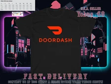 DoorDash Food Delivery & Takeout Logo Men's T-Shirt American issaca Tee-Shirt