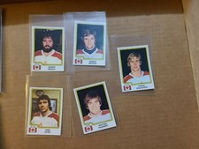 1979 Panini Sticker Lot of 5 Team Canada Maruk Herron Lever Paiement Bouchard 