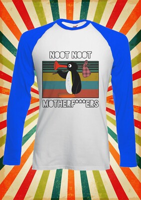 Felpa Con Cappuccio Pingu Noot Noot Motherf*ckers - Unisex Gildan Colore Nero