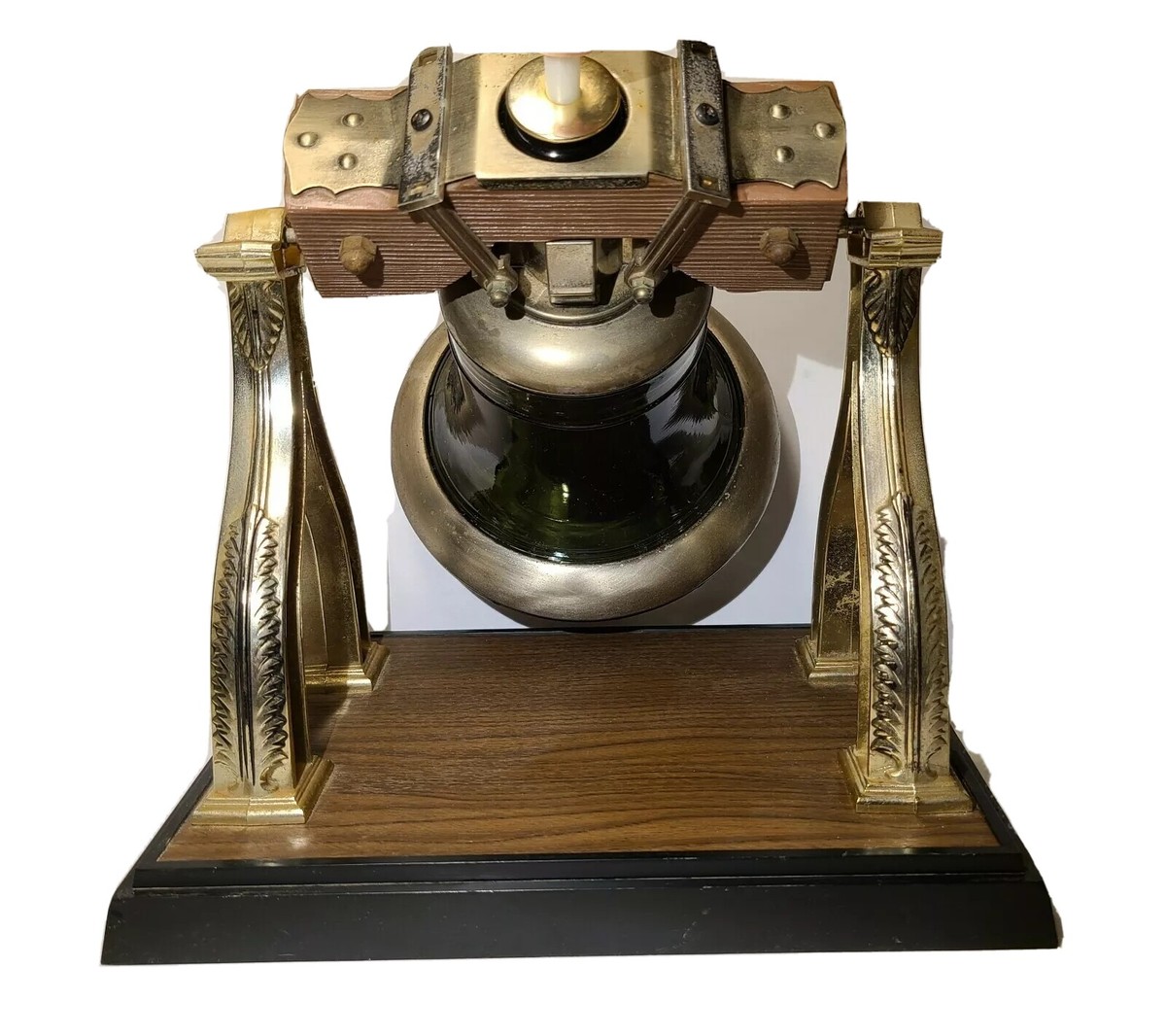 1976 Liberty Bell Golden Crown Liquor Decanter Music Box 1976 Liberty Bell Golden Crown Liquor Decanter Music Box