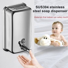 SUS304 Hand Seifenspender Wandhalterung Liquid Shampoo Behälter Bad Heim Set