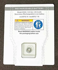 OTICON Rechargeable battery miniRITE R/MiniRITE T R, Model Z22A  -  USA Shipping