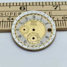 Seiko 6M13-0019 Discovery Perpetual Calendar 6M13-0010 Watch Roman Dial