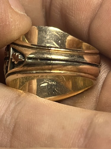 Jostens 10k Yellow Gold 1983 South Lafourche High School Class Ring Sz 9.5 15g - Picture 10 of 13