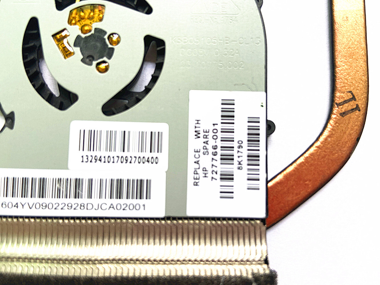 727766-001 cooler For HP 430 G1 cooling heatsink with fan 