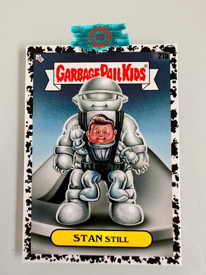 21b Stan Still BLACK Hole parallel Garbage Pail Kids Intergoolactic Card GPK
