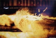 OAKLEY 2002 Taj Burrow surfing promotional poster New Old Stock Flawless