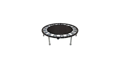 Needak Folding Hard-Bounce rebounder Black Trampoline w
