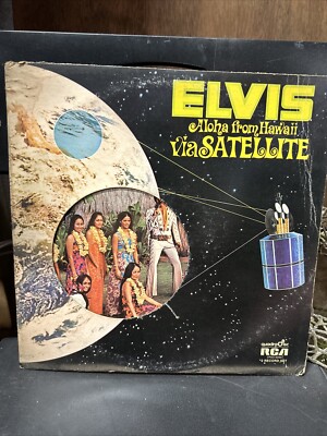 Elvis Presley Aloha From Hawaii Via Satellite R 213736 2 Disc Set 1972 RCA Vinyl