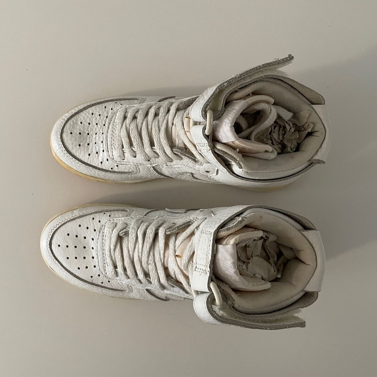 Nike Air Force 1 Hi White Vintage 1992 - Size US 5 | eBay Nike Air Force 1 Hi White Vintage 1992 - Size US 5 | eBay