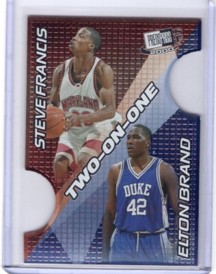 ELTON BRAND - STEVE FRANCIS 2000 Press Pass SE - TWO ON ONE #TO4B