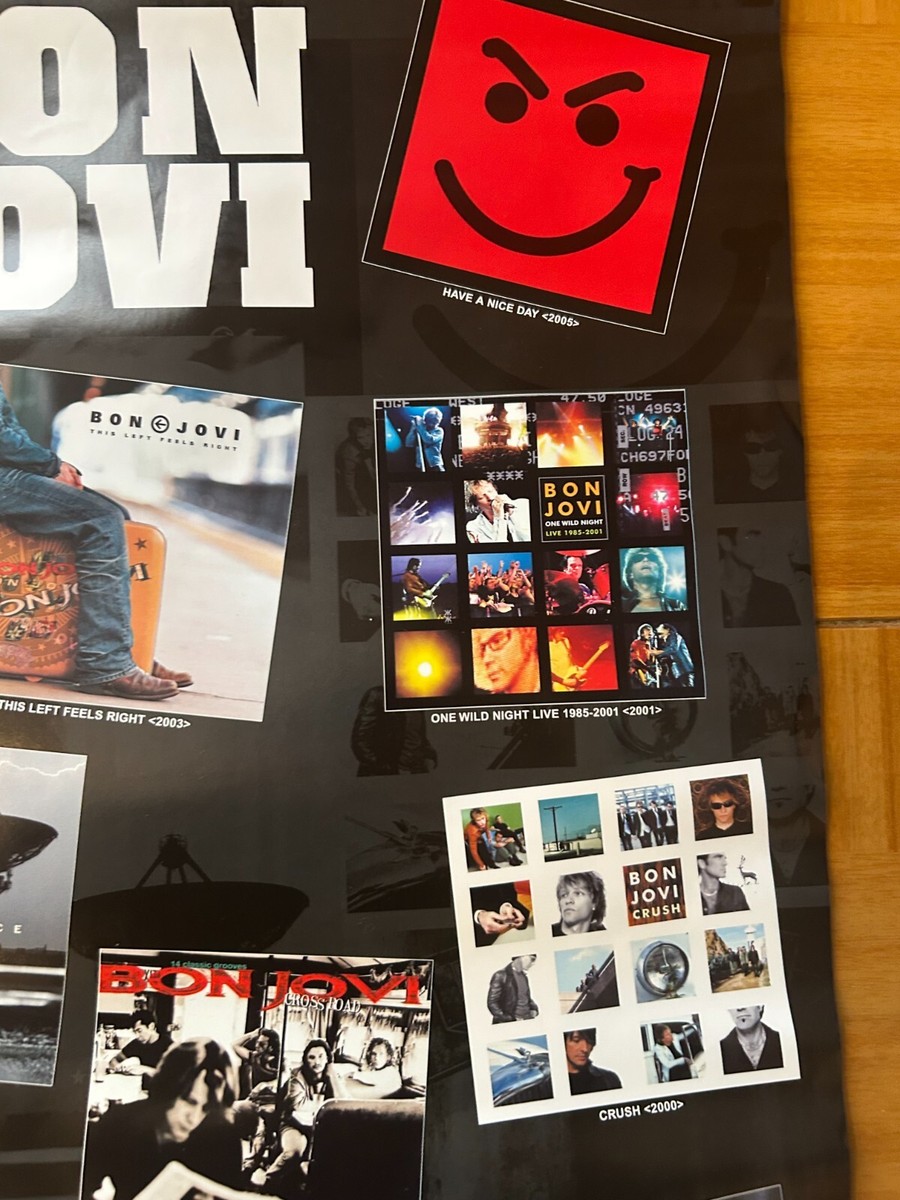 BON JOVI HAVE A NICE DAY ジャパンツアー ポスター BON JOVI HAVE A NICE DAY ジャパンツアー ポスター ミュージシャン