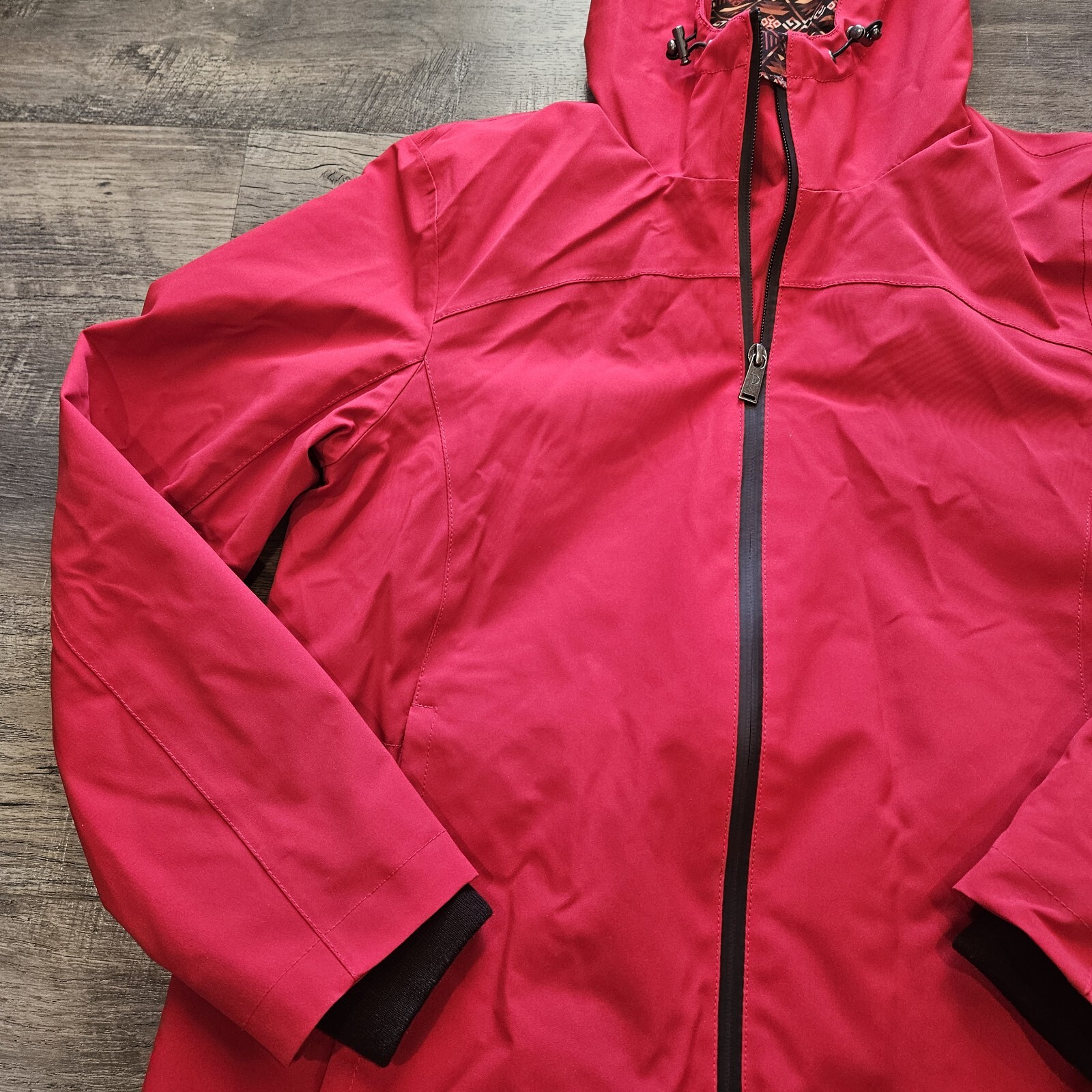 Pendleton Rain Jacket Womens Small Full Zip Hoode… - image 5