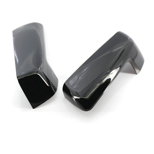 Gloss Black For 2019-2023 Chevy Silverado 1500 Mirror Cap Cover Trim Accessories - Picture 4 of 11