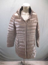 Andrew Marc Size L Women Brown Down Feather F...