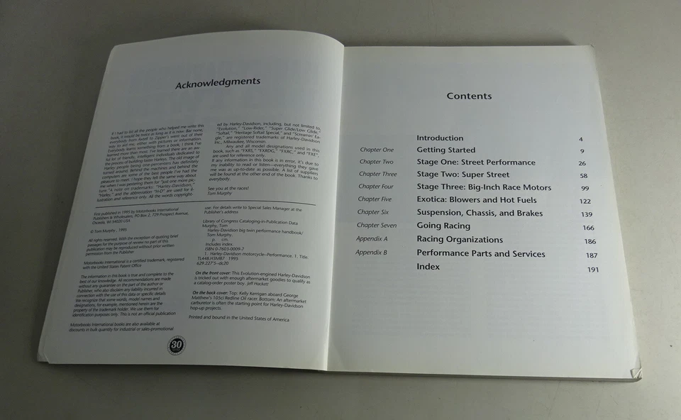 Performance Manuale Harley Davidson Big Doppio Di 1995 - Immagine 2 di 4