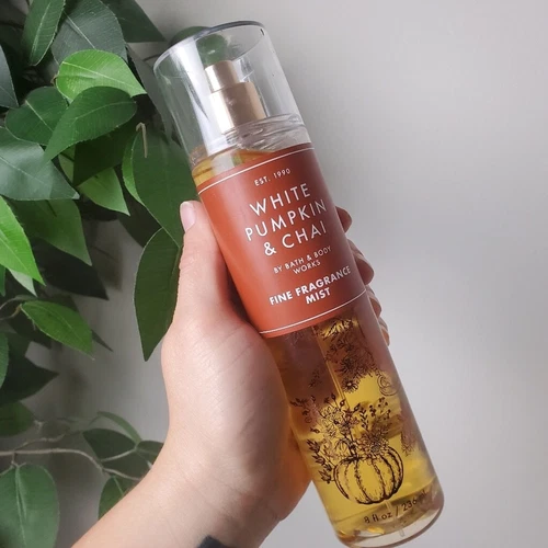 🧡NEW🧡 Bath and Body Works White Pumpkin & Chai 8oz BBW Autumn Fall Scent