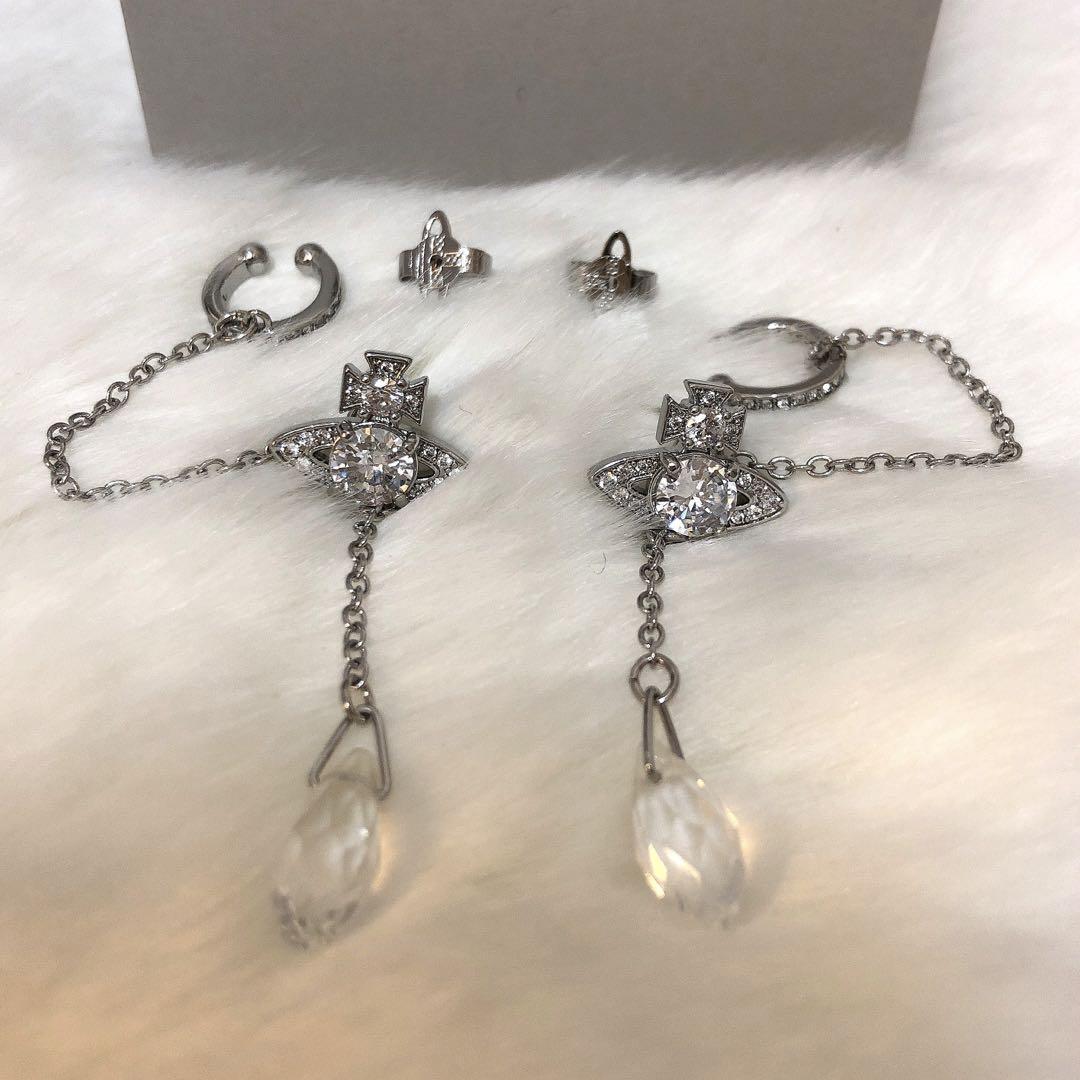 ピアス Vivienne Westwood Earrings Vivienne Westwood Earrings Pierce Orb Gunmetal 1.7cm w