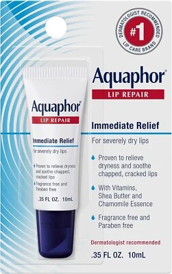 Aquaphor Lip Repair Ointment - to Soothe Dry Chapped Lips