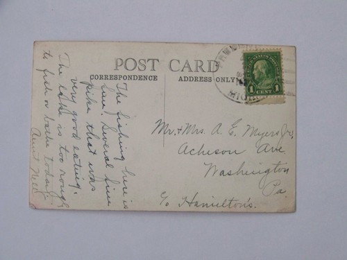 Houghton Lake Michigan MI RPPC Real Photo 1927 - Picture 2 of 2