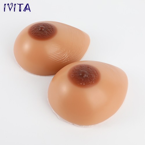 Teardrop Silicone Breast Forms D Cup Crossdresser Transgender Bra Enhancers - Picture 12 of 12