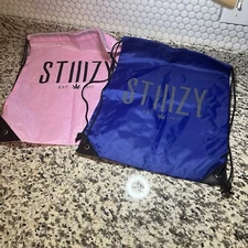 2 STlllZY Drawstring Bags (Brand New Official STlllZY Brand) Pink & Blue