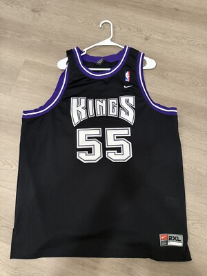 Jason Williams Sacramento Kings #55 NBA Nike Team Solid Black